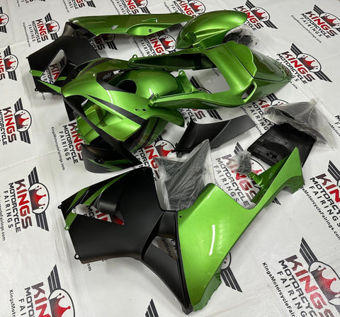 Honda CBR600RR (2003-2004) Green & Matte Black Fairings