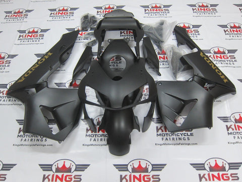 Honda CBR600RR (2003-2004) Matte Black & Gold Fairings