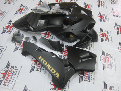 Honda CBR600RR (2003-2004) Matte Black & Gold Fairings