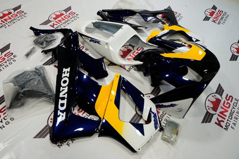 Honda CBR900RR 929 (2000-2001) Blue, White & Yellow Fairings