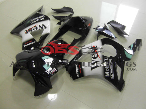 HONDA CBR900RR 954 (2002-2003) Black & White West Race Fairings