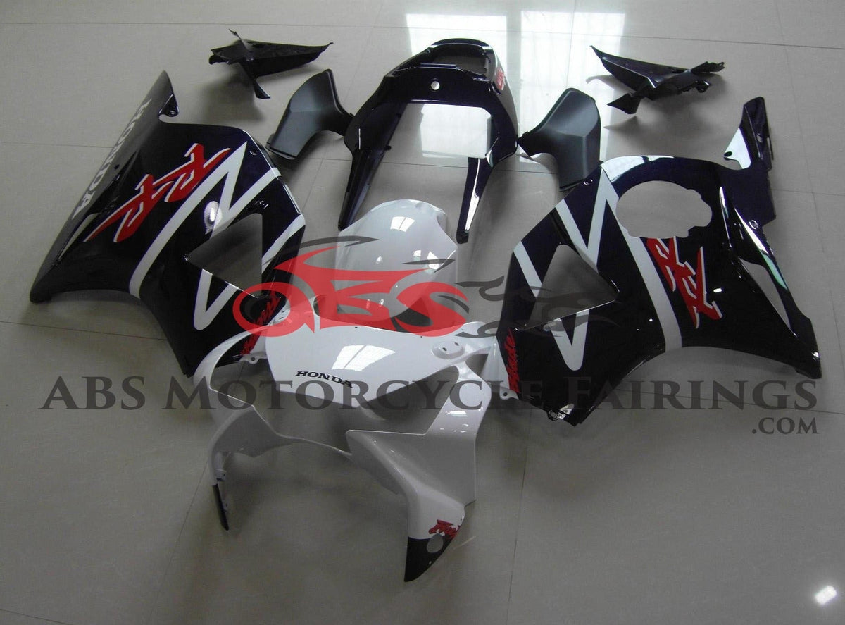 HONDA CBR900RR 954 (2002-2003) Black, White & Red Fairings