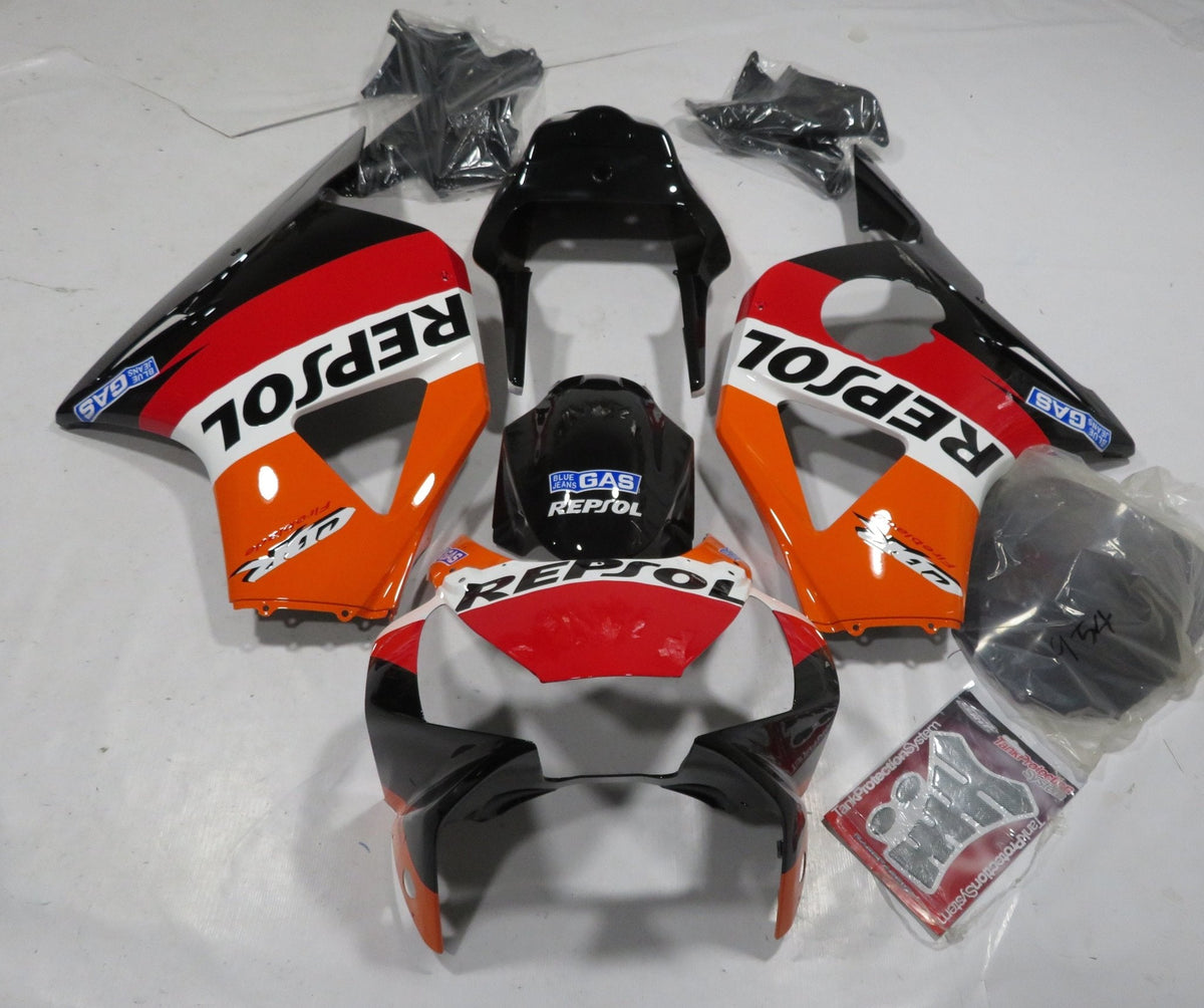 HONDA CBR900RR 954 (2002-2003) Black, Red, Orange & White Repsol Fairings