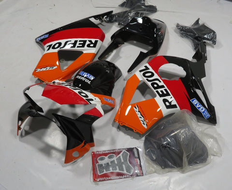 HONDA CBR900RR 954 (2002-2003) Black, Red, Orange & White Repsol Fairings