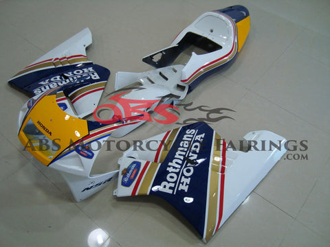 Honda NSR250R MC28 (1994) White, Blue, Yellow, Gold & Red Rothmans Fairings