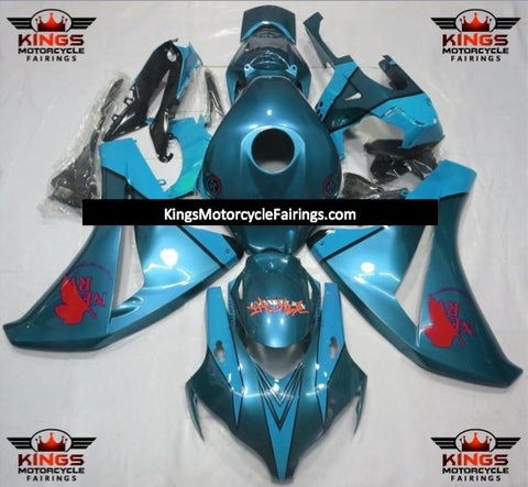 Honda CBR1000RR (2008-2011) Blue, Light Blue and Red Fairings