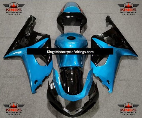 Suzuki GSXR750 (2000-2003) Light Blue & Black Fairings