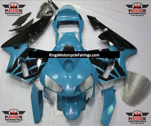 Honda CBR600RR (2003-2004) Light Blue & Black OEM Style Fairings