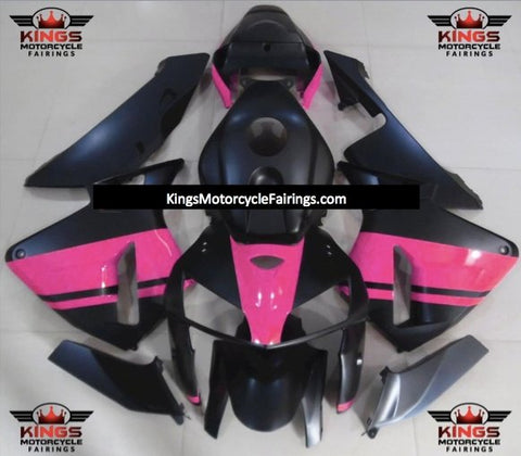 Honda CBR600RR (2005-2006) Matte Black & Pink Fairings