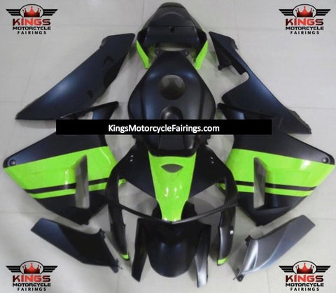 Honda CBR600RR (2005-2006) Matte Black & Neon Green Fairings