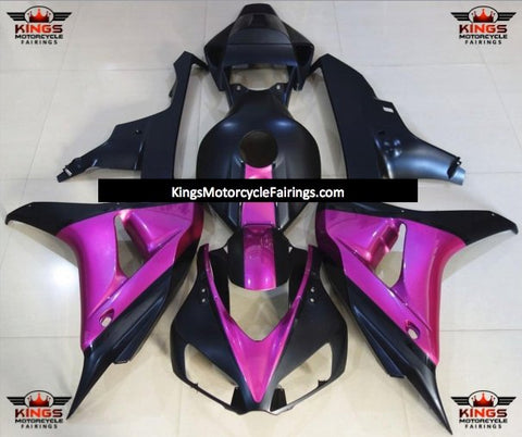 Honda CBR1000RR (2006-2007) Pink & Matte Black Fairings