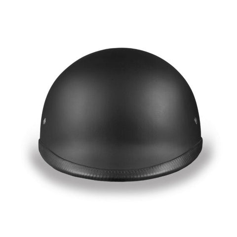 MATTE BLACK HAWK POLO MOTORCYCLE HELMET - H1B