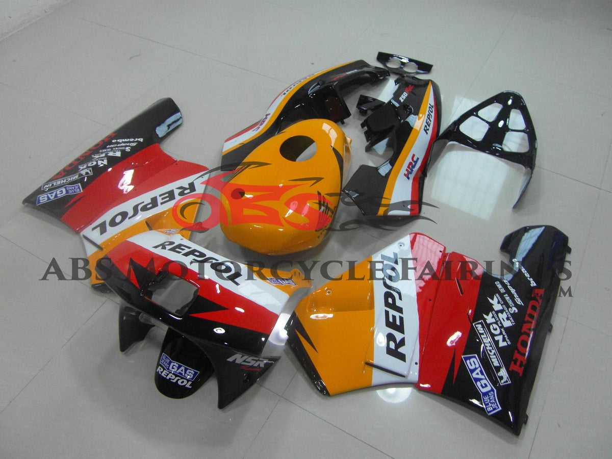 Repsol HRC Yellow & Red 1989 Honda NSR250R MC18