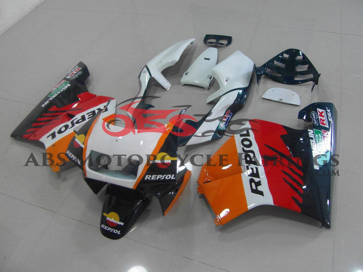 Repsol HRC Orange & White 1990-1993 Honda NSR250R MC21