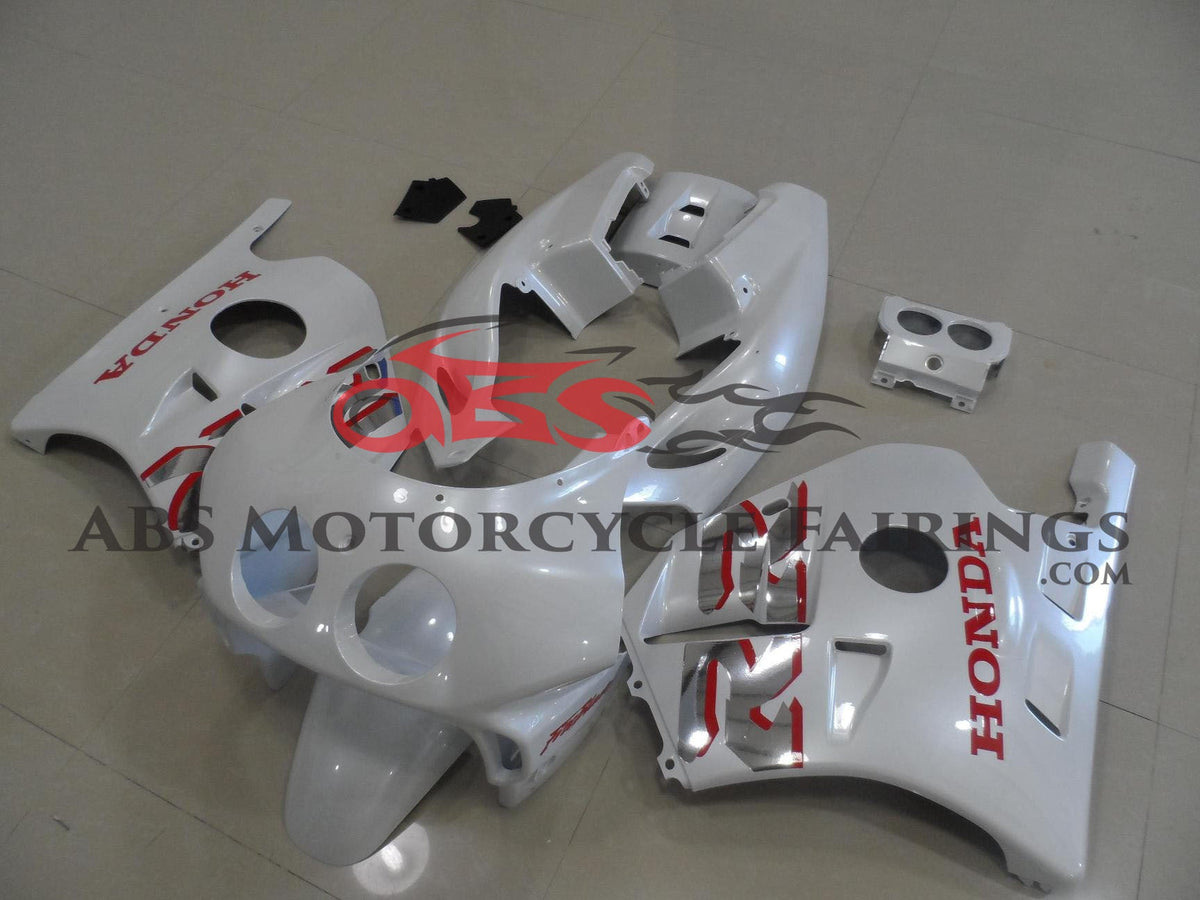 Pearl White & Red Decals Honda MC22