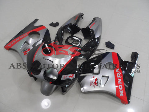 Honda CBR250 MC22 (1990-1998) Silver, Black & Red Fairings