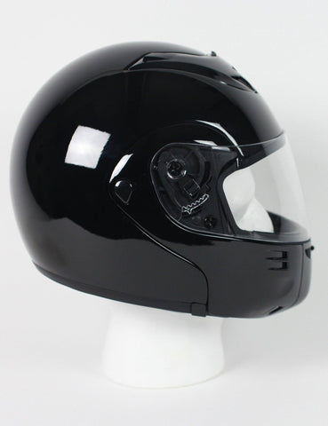 Full Face Modular Gloss Black Kings Motorcycle Helmet - MODB