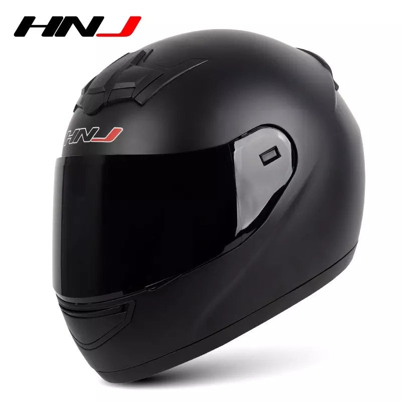 Matte Black HNJ Motorcycle Helmet