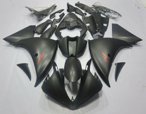 Yamaha YZF-R1 (2012-2014) Matte Black & Red Fairings