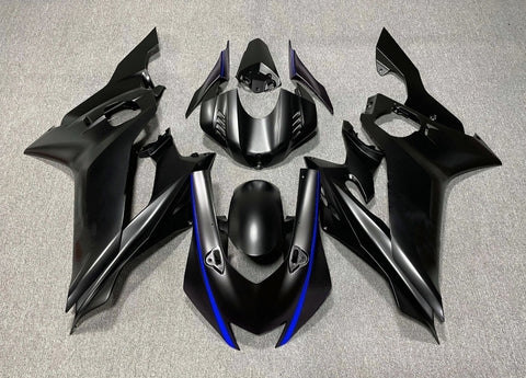 YAMAHA YZF-R6 (2017-2020) Matte Black & Blue Fairings