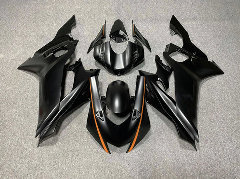 YAMAHA YZF-R6 (2017-2020) Matte Black & Orange Fairings