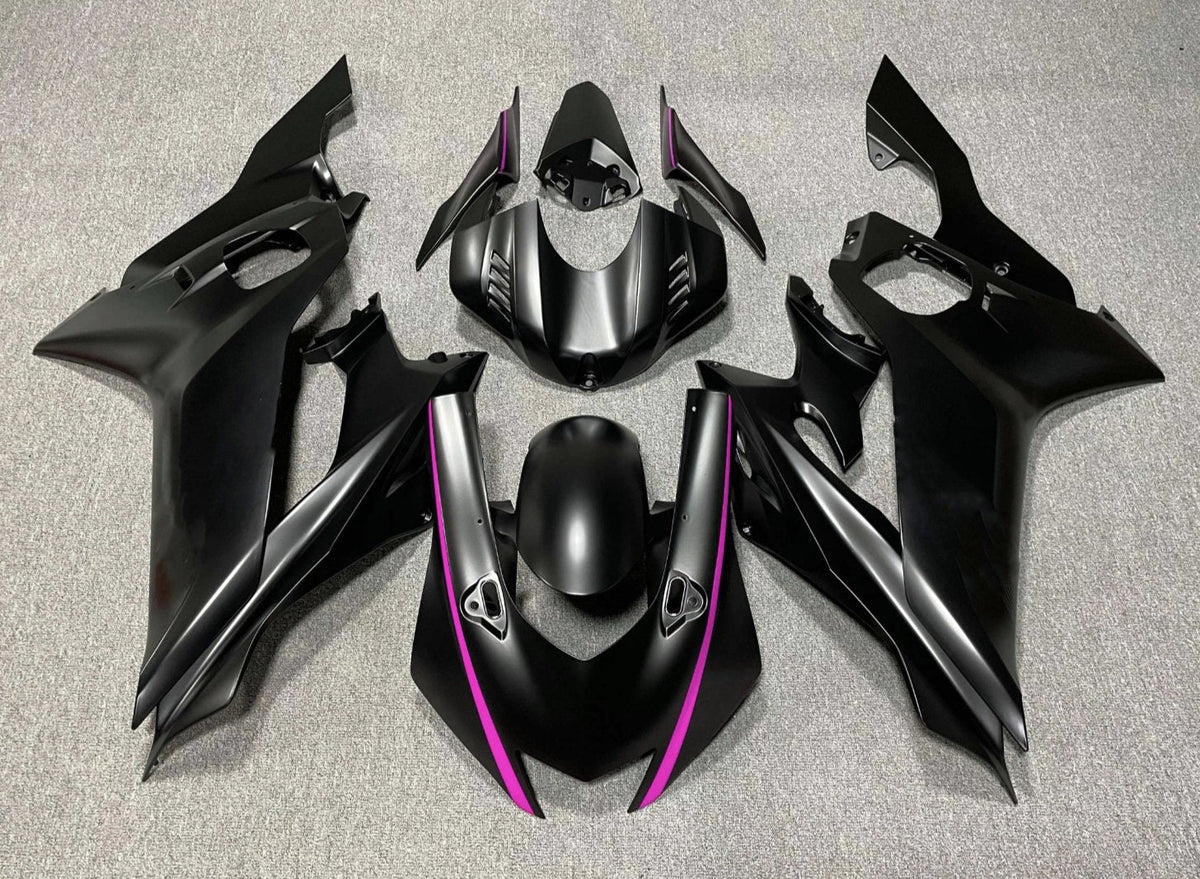 YAMAHA YZF-R6 (2017-2020) Matte Black & Pink Fairings