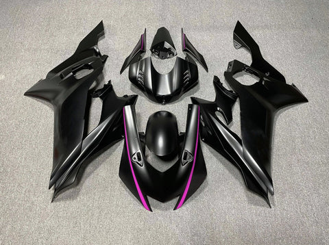 YAMAHA YZF-R6 (2017-2020) Matte Black & Pink Fairings