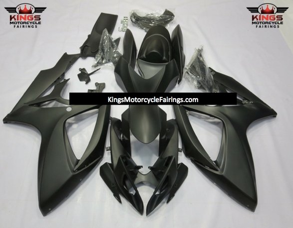 Suzuki GSXR750 (2006-2007) Matte Black Fairings