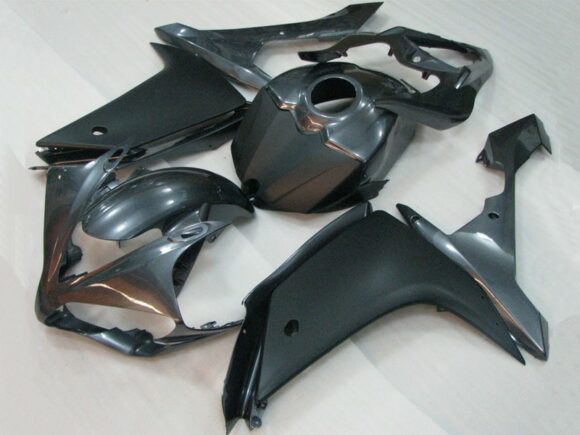 Yamaha YZF-R1 (2007-2008) Matte Black & Dark Silver Fairings