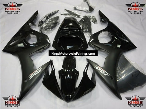 Yamaha YZF-R6 (2005) Matte Black & Gloss Black Fairings