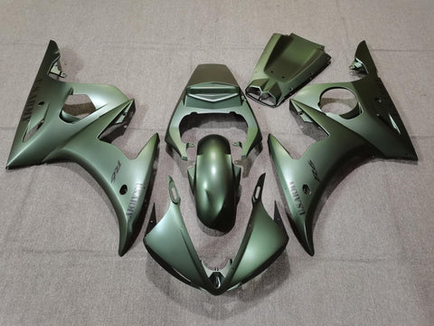 Yamaha YZF-R6 (2003-2004) Matte Green U.S. Army Fairings