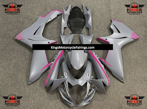 Suzuki GSXR750 (2011-2023) Matte Nardo Gray & Pink Fairings