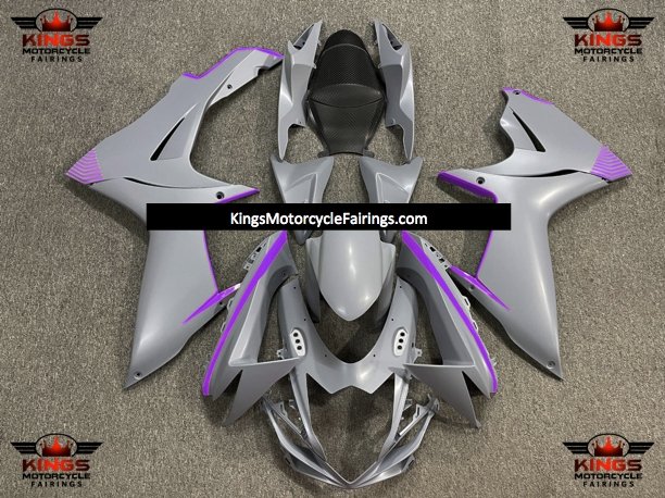 Suzuki GSXR750 (2011-2023) Matte Nardo Gray & Purple Fairings