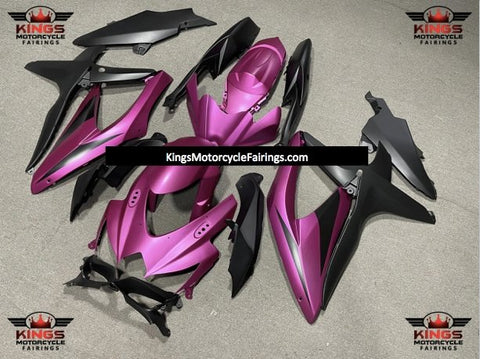 Suzuki GSXR600 (2008-2010) Matte Pink & Matte Black Fairings