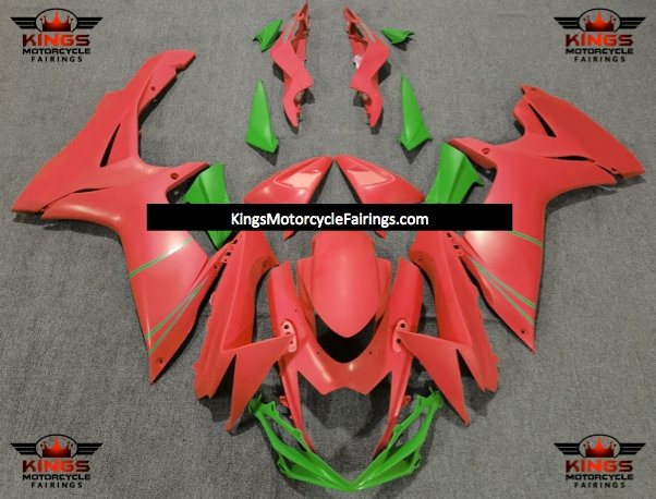 Suzuki GSXR750 (2011-2023) Matte Red & Green Fairings