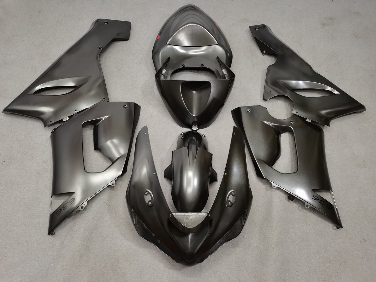 Fairing kit for a Kawasaki ZX6R 636 (2005-2006) Liquid Silver