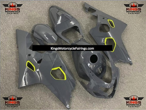 Suzuki GSXR750 (2004-2005) Nardo Gray & Neon Yellow Fairings