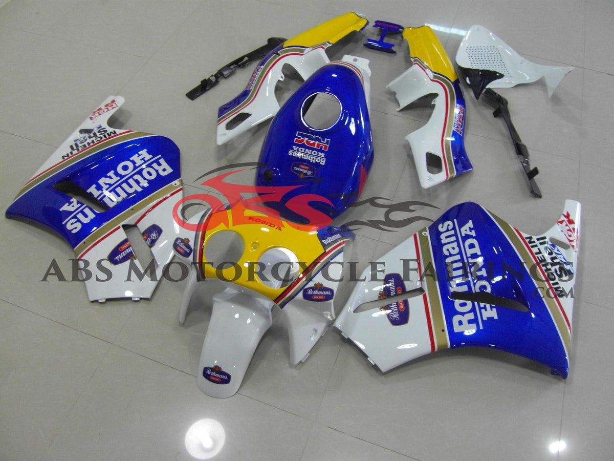 Honda VFR400R NC30 (1989) White, Blue & Yellow Rothmans HRC Fairings