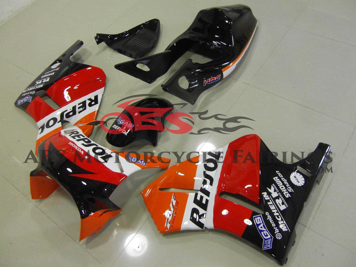 Repsol Race Red Orange & Black 1994 Honda RVF400R NC35