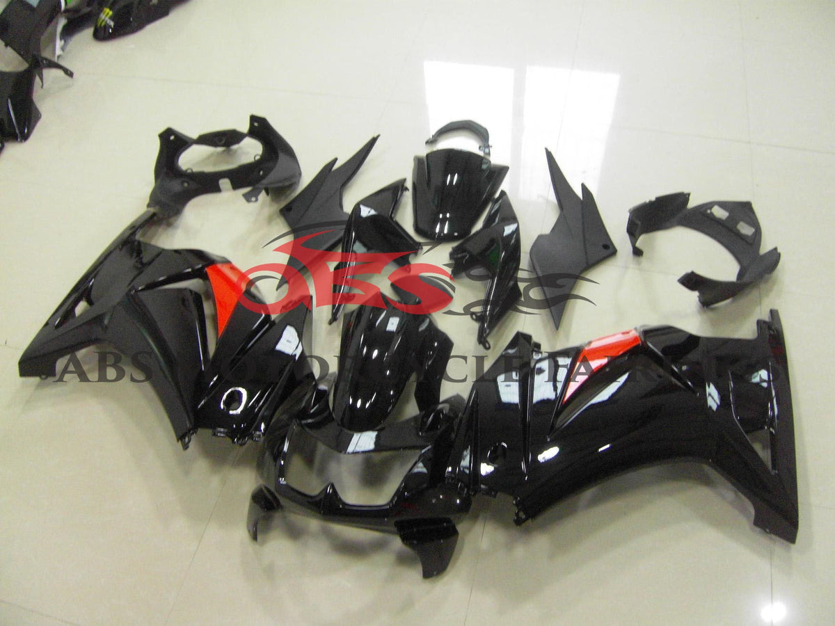 Monster Black with Red Strip 2008-2012 Kawasaki NINJA 250