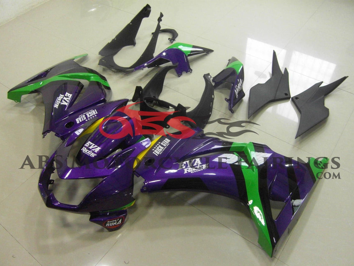 Fairing kit for a Kawasaki Ninja 250R (2008-2013) Purple EVA