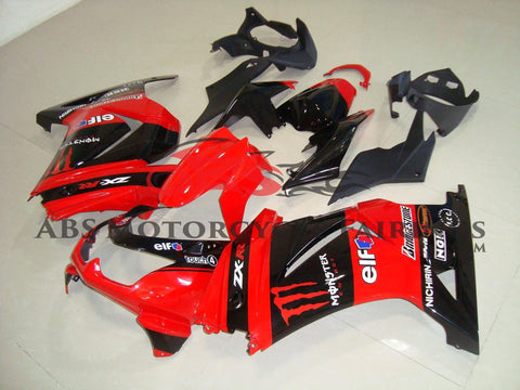 Monster Elf Red & Black 2008-2012 Kawasaki NINJA 250