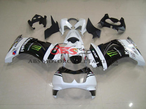 Monster Elf Black & White 2008-2012 Kawasaki NINJA 250