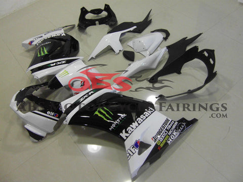 Monster Elf Black & White 2008-2012 Kawasaki NINJA 250