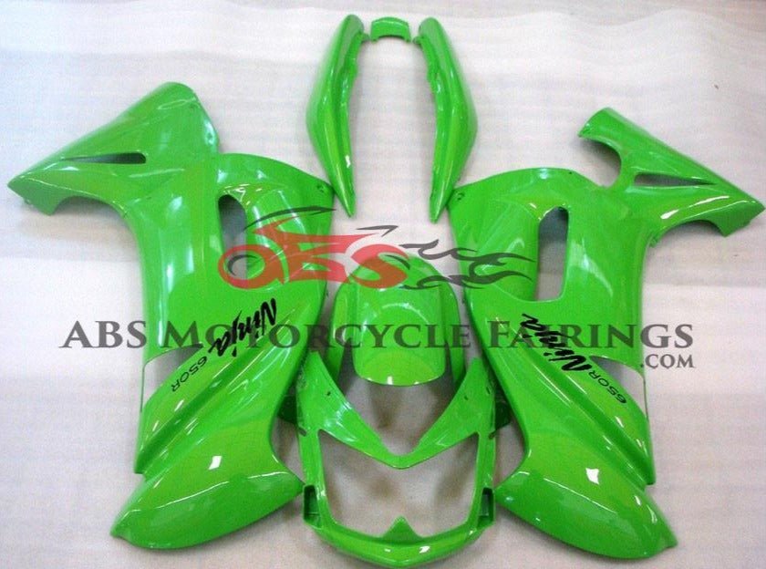 Fairing Kit for a Kawasaki Ninja 650R (2006-2008) Green