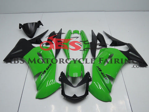 Green & Black 2006-2008 Kawasaki Ninja 650R