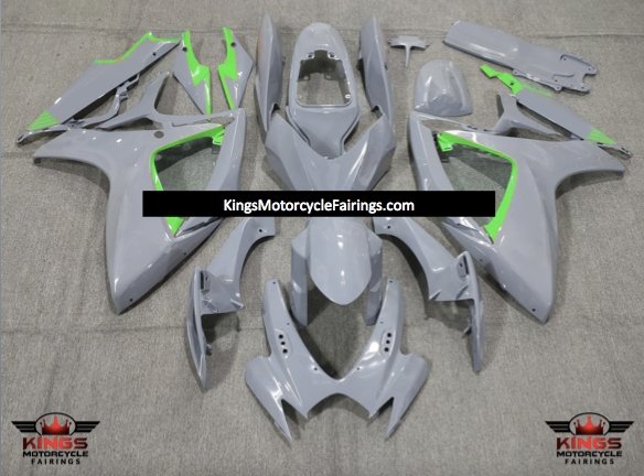 Suzuki GSXR750 (2006-2007) Nardo Gray & Green Fairings