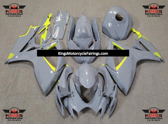 Suzuki GSXR750 (2006-2007) Nardo Gray & Neon Yellow Fairings