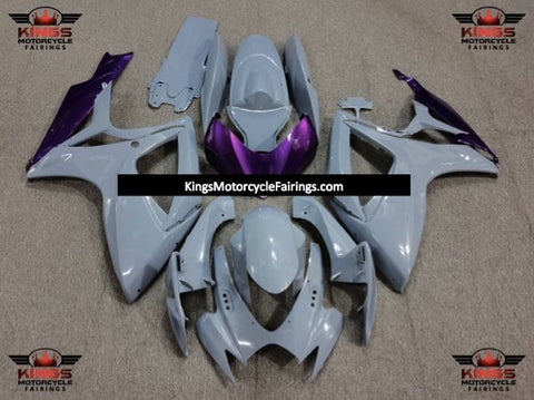 Suzuki GSXR750 (2006-2007) Nardo Gray & Purple Fairings