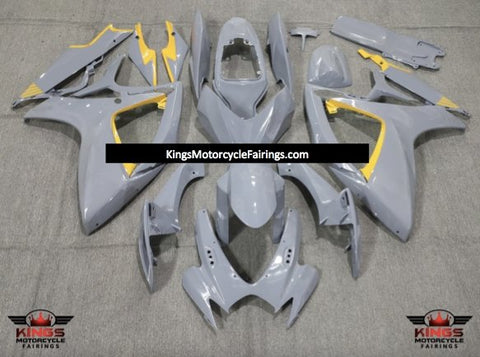 Suzuki GSXR750 (2006-2007) Nardo Gray & Yellow Fairings